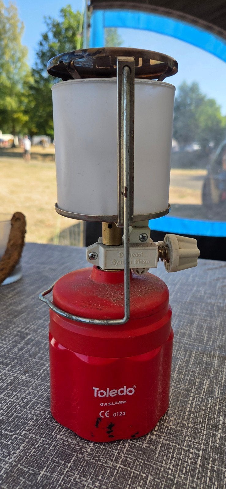 Toledo gaslamp (voor butaan C206) - excl. gas en sokjes, Caravans en Kamperen, Ophalen