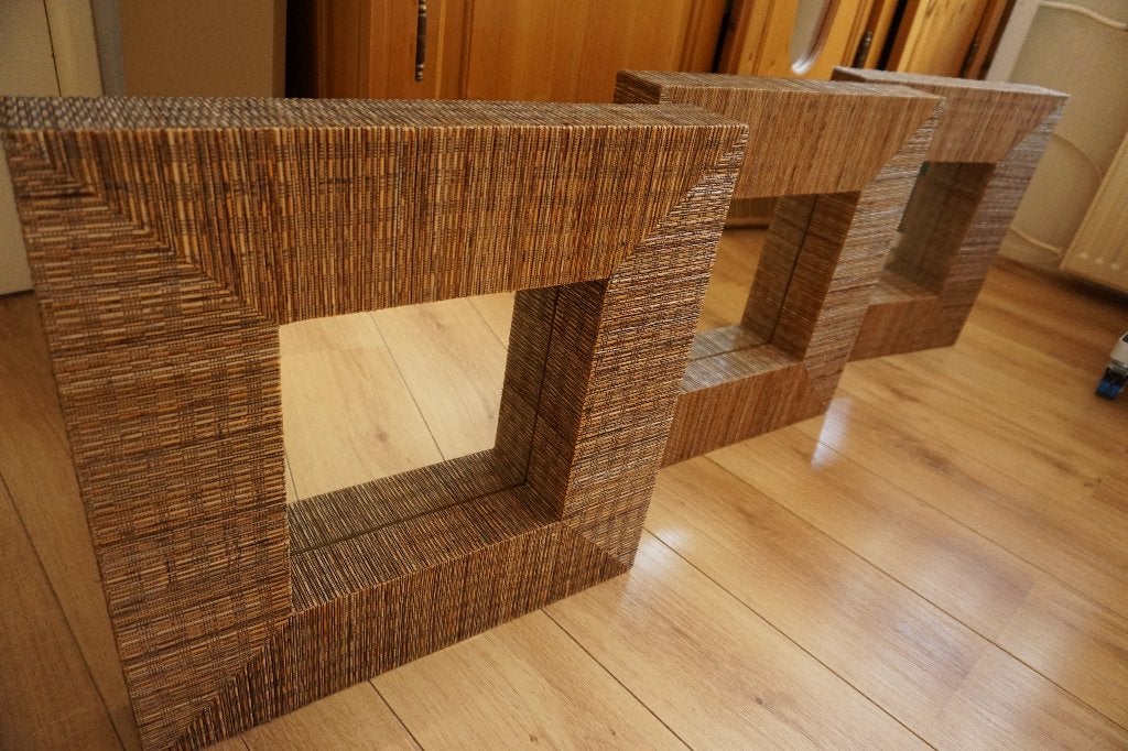 Koloniale spiegels, Ophalen, Minder dan 50 cm, Gebruikt, Vierkant