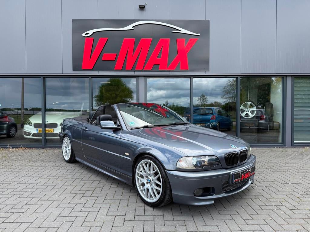 BMW 330CI 3.0 Cabriolet M-Sport Xenon H/Kardon Navi Stoelvw., Auto's, BMW, Gebruikt, Zwart, 1595 kg, Cabriolet