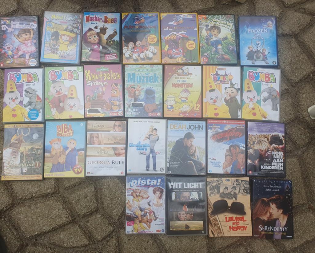 Te koop alle dvd's, Alle leeftijden, Ophalen, Zo goed als nieuw