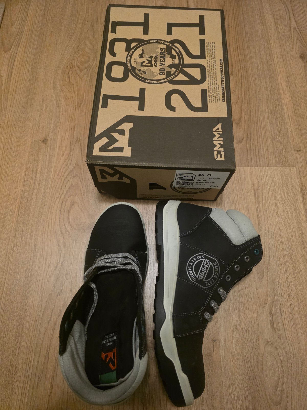 Nieuwe Emma veiligheidschoenen werkschoenen Maat 45, Ophalen of Verzenden, Nieuw