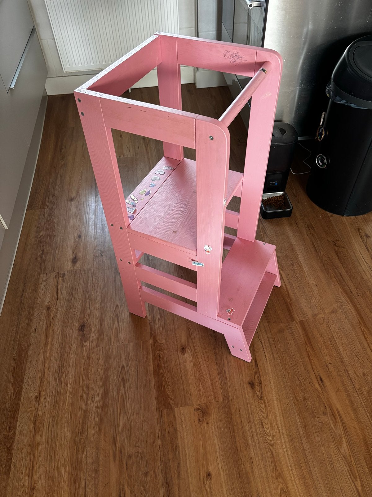 Roze Montessori Leertoren voor Kinderen, Ophalen, Gebruikt