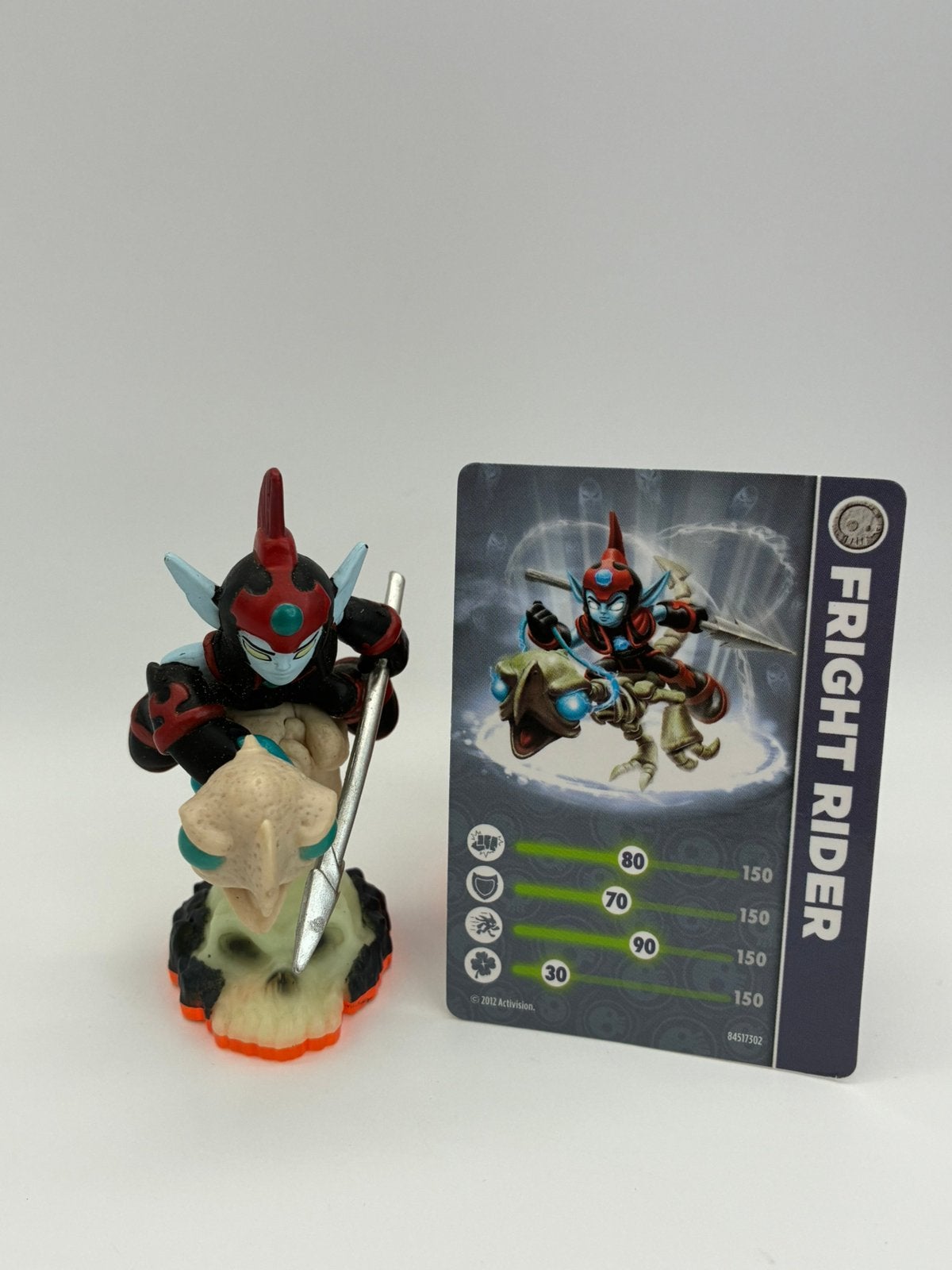 Skylanders Giants Fright Rider met kaartje, Verzenden, W, Zo goed als nieuw, W