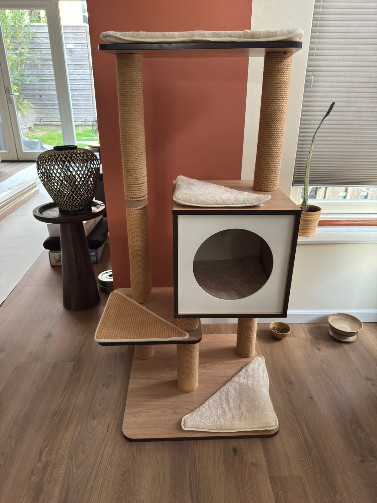 Kattenkrabpaal toren kat, Dieren en Toebehoren, Ophalen, Gebruikt, Krabpaal