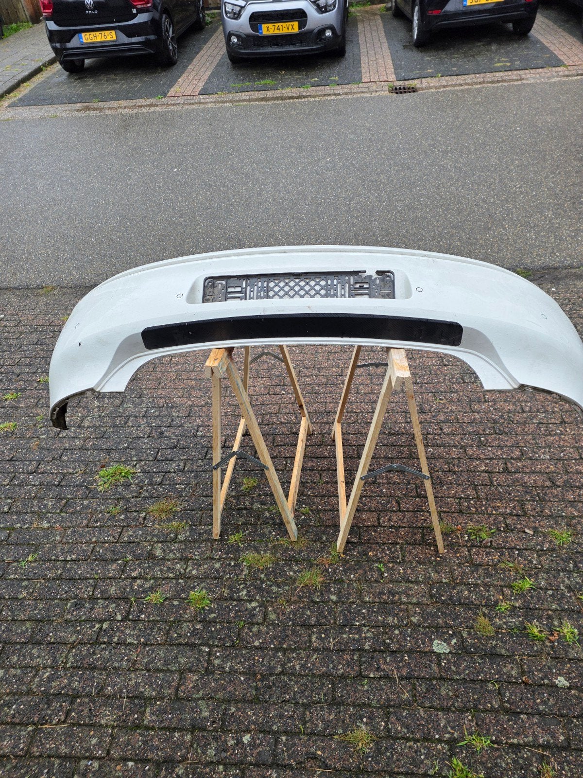 Achterbumper Volkswagen polo lichte schade), Ophalen, Gebruikt, Volkswagen, Achter