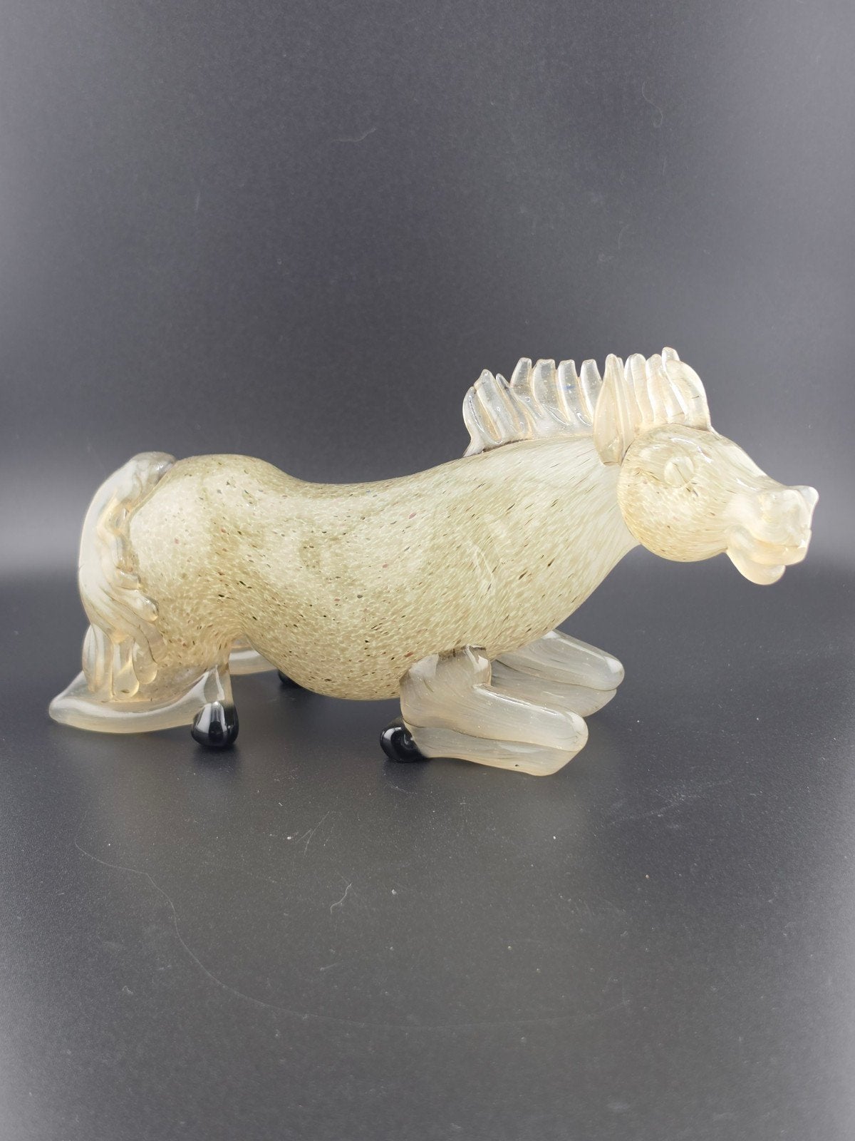 Murano Glas Paard - Artimede Seguso Stijl, Ophalen of Verzenden
