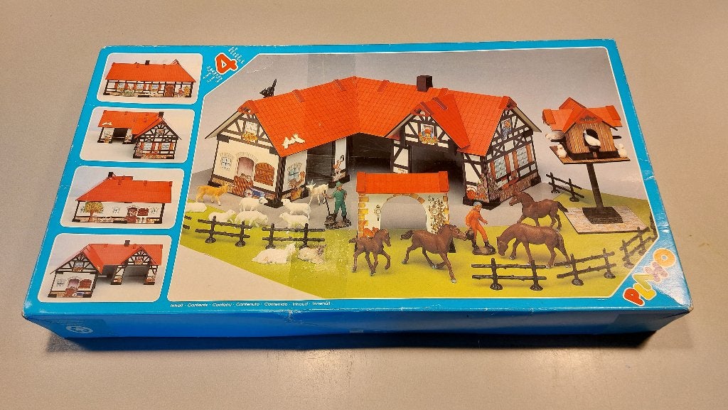 Vintage PLAHO - speel boerderij set uit 1991- Bouwset, Ophalen of Verzenden, Zo goed als nieuw, Jongen of Meisje