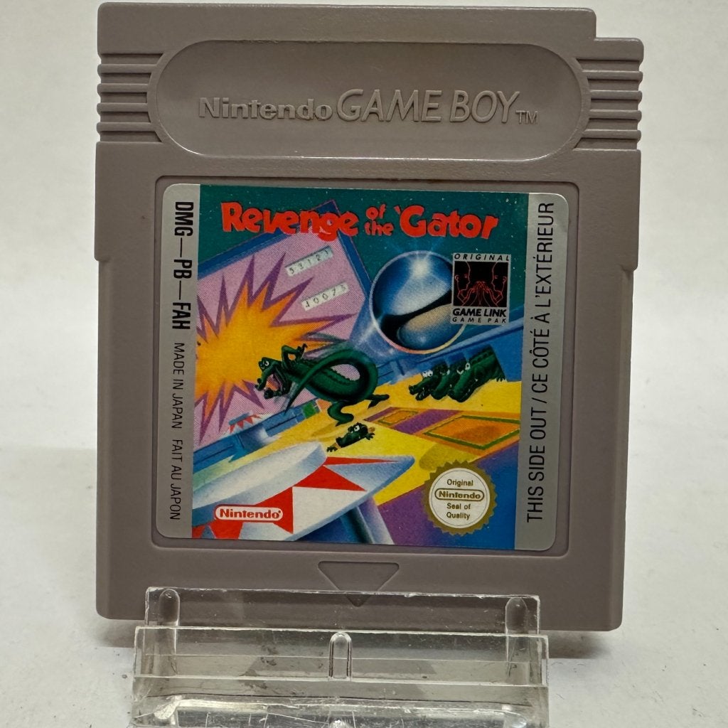 Nintendo GameBoy Pinbal Revenge Of The Carbon, Nintendo, Gebruikt, Support@nintendo.com, 11-1 Hokotate-cho, Kamitoba, Minami-ku
Kyoto 601-8501
Japan
