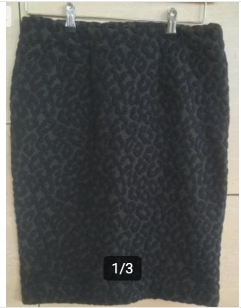 Rok van  Josephine&Co print zwart/groen maat m, warme stof,, Maat 38/40 (M), Josephine & Co, Zwart, Ophalen of Verzenden