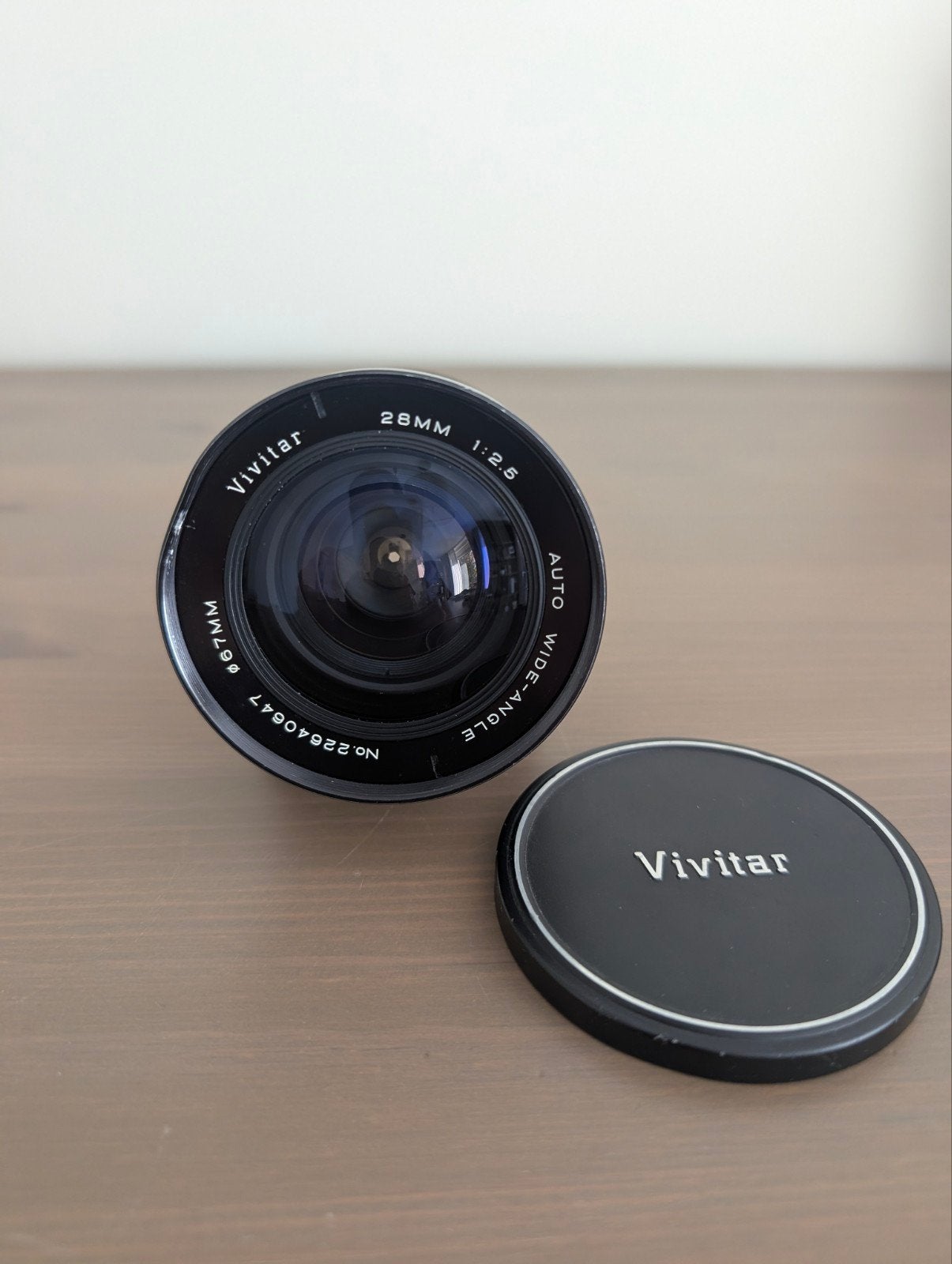 Vivitar 28mm f/2.5 Wide-Angle Lens + Canon EF adapter, Overige merken, Gebruikt, Canon EF, Handmatige focus