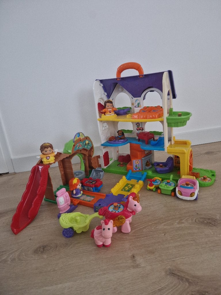 Vtech vrolijke vriendjes huis, Ophalen of Verzenden, Gebruikt, 2 tot 4 jaar