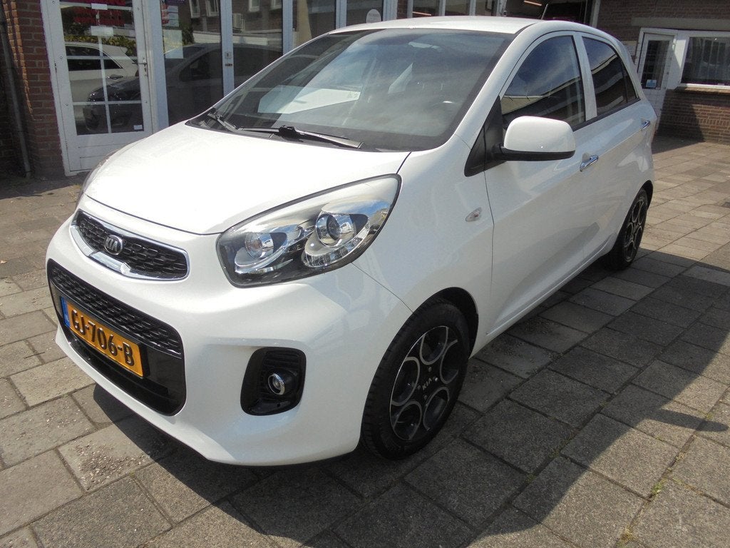 Kia Picanto 1.0 CVVT First Edition Airco, Cruise. Bluetooth, Voorwielaandrijving, Euro 5, Gebruikt, Automatische klimaatregeling