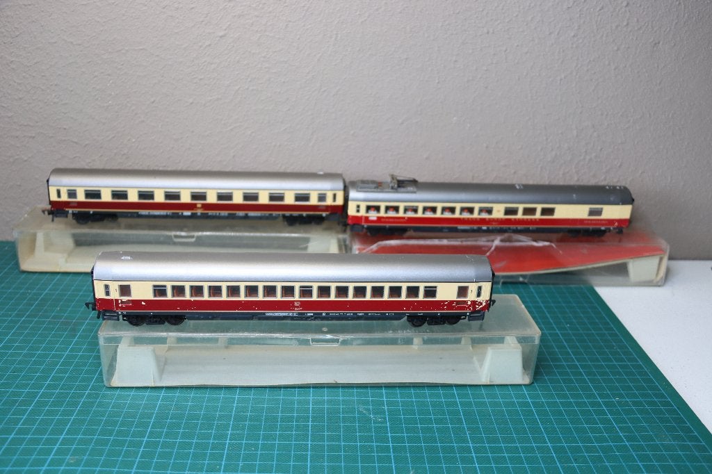 Fleischmann H0 - 5160+5161+5162 rijtuigen, Hobby en Vrije tijd, Modeltreinen | H0, Gelijkstroom, Fleischmann, Wagon, Ophalen of Verzenden