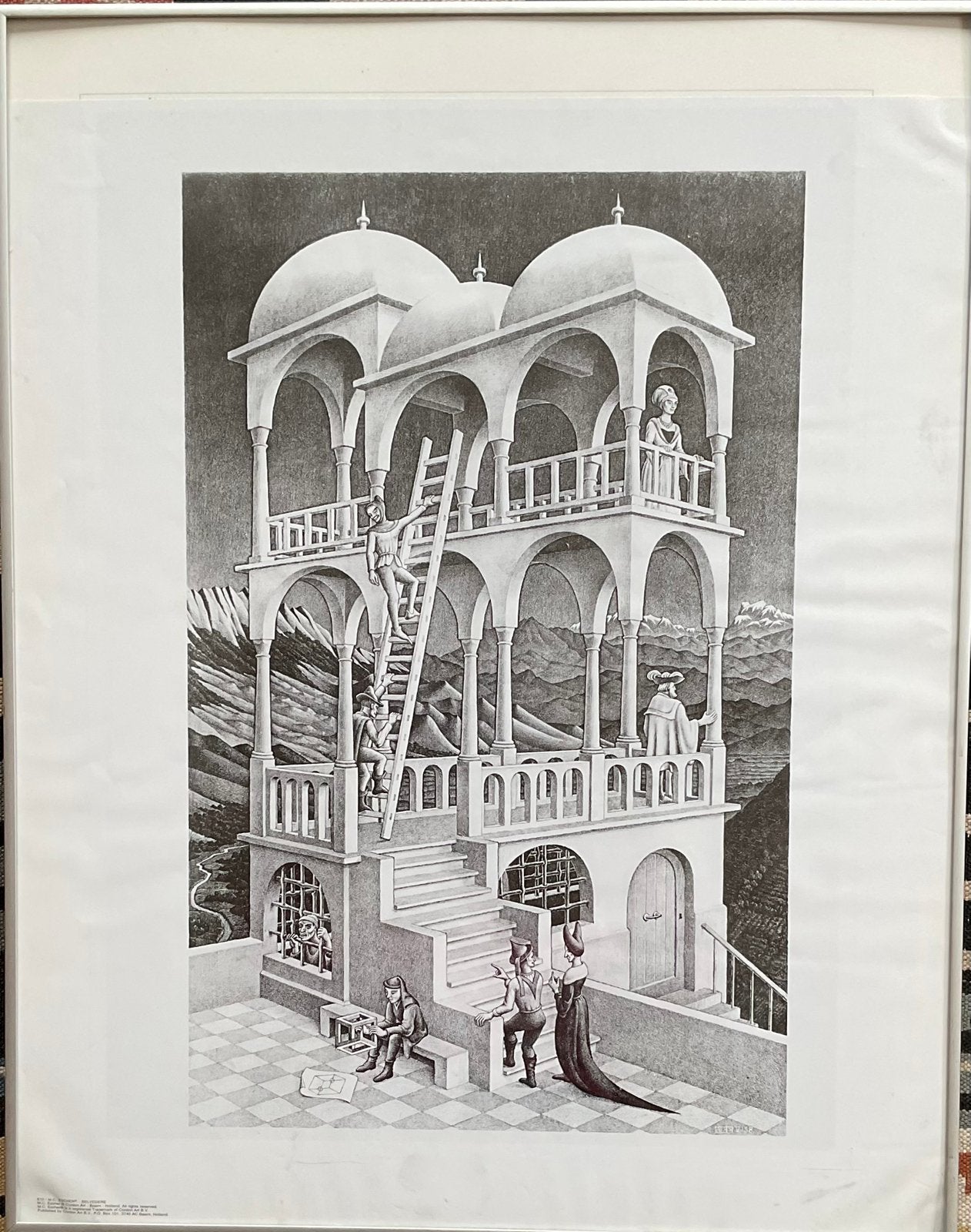 Escher, titel Belvedere, Antiek en Kunst, Ophalen of Verzenden