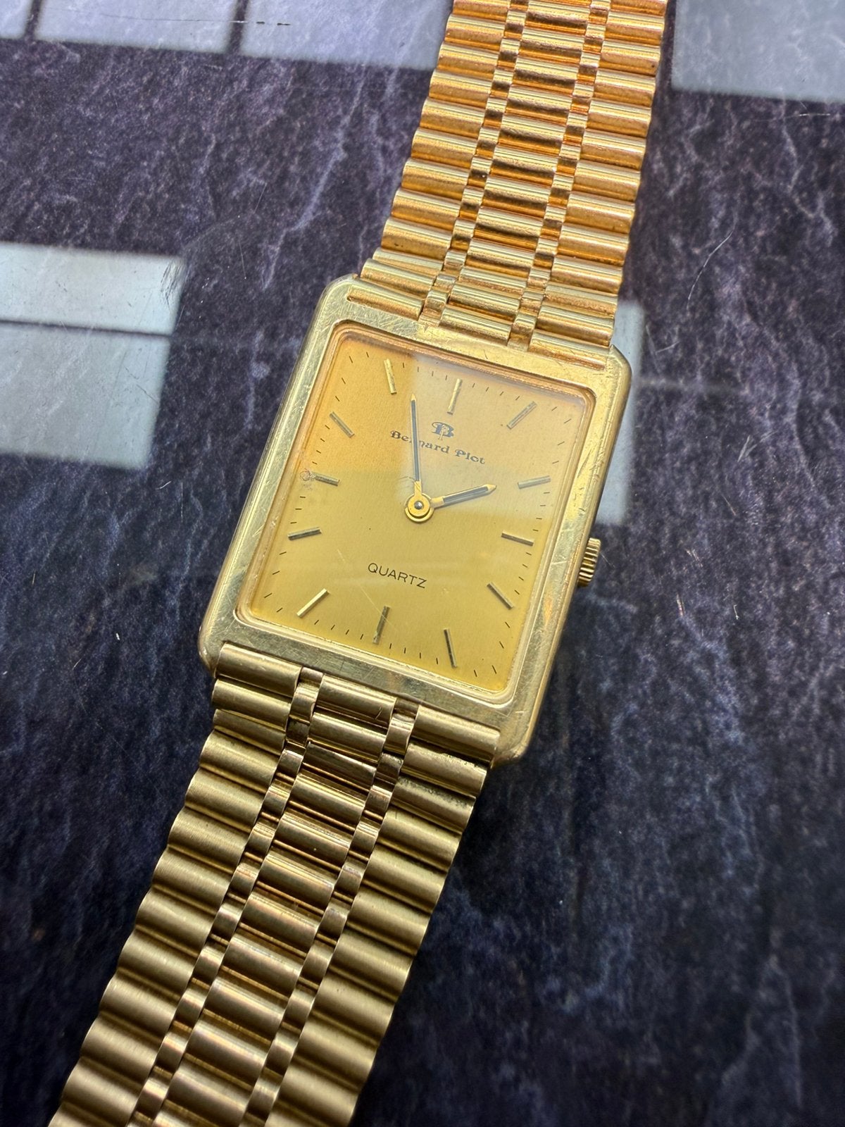 Foto 5 van 14k gouden massieve bernard & Piot horloge antiek 59 gram