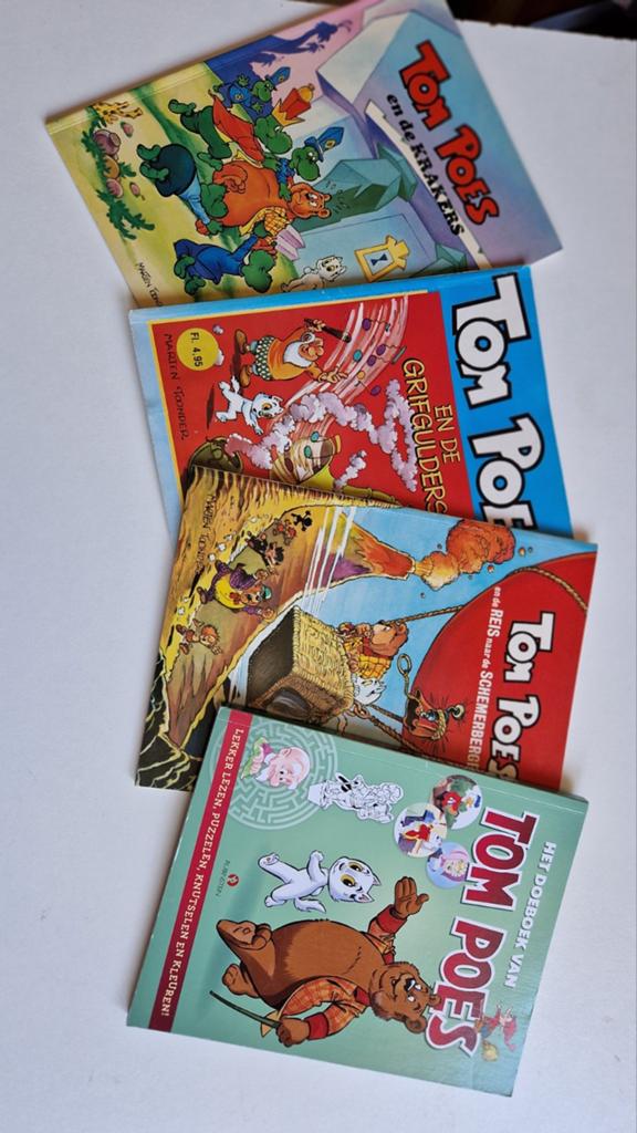 Tom Poes Boeken Collectie - 4 Stuks, Ophalen of Verzenden, Gelezen, Marten Toonder, Fictie algemeen