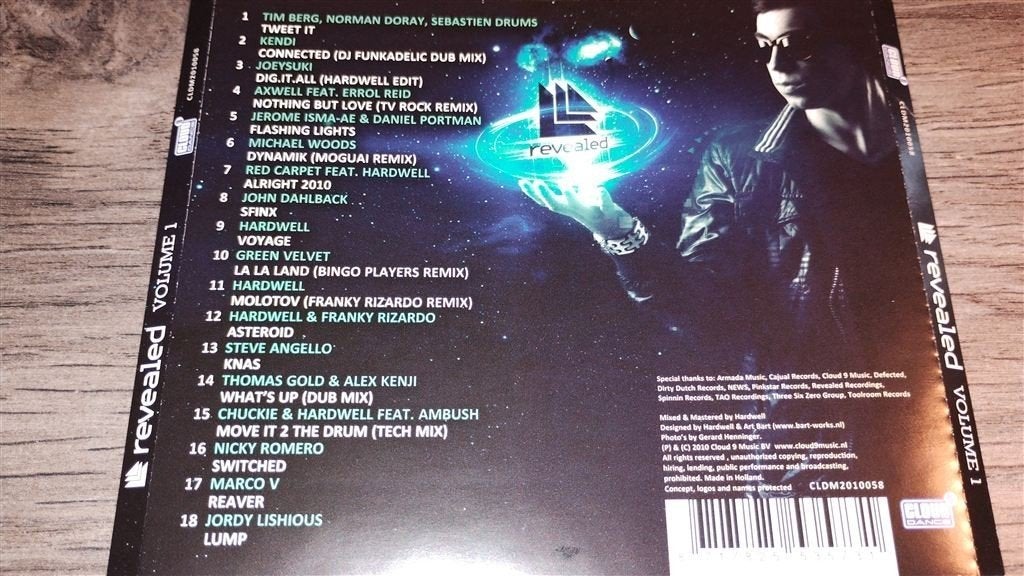 Hardwell Presents Revealed Volume 1, Cd's en Dvd's, Ophalen of Verzenden, Zo goed als nieuw, Disco
