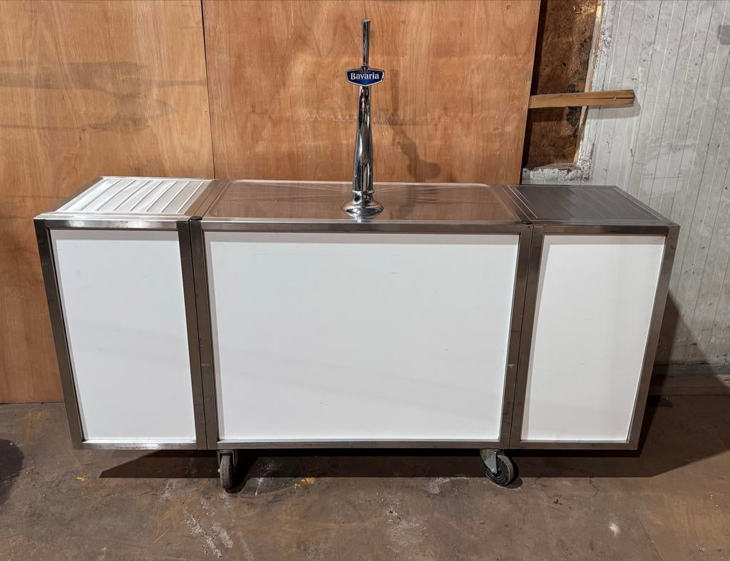 Mobiele biertap / tapinstallatie uitklapbaar 1-2 meter, Ophalen, Zo goed als nieuw, Overige merken