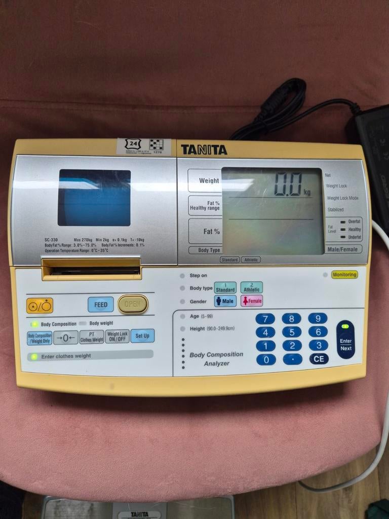 Tanita SC-330, Gebruikt, 100 kg of meer, Ophalen of Verzenden, Digitaal