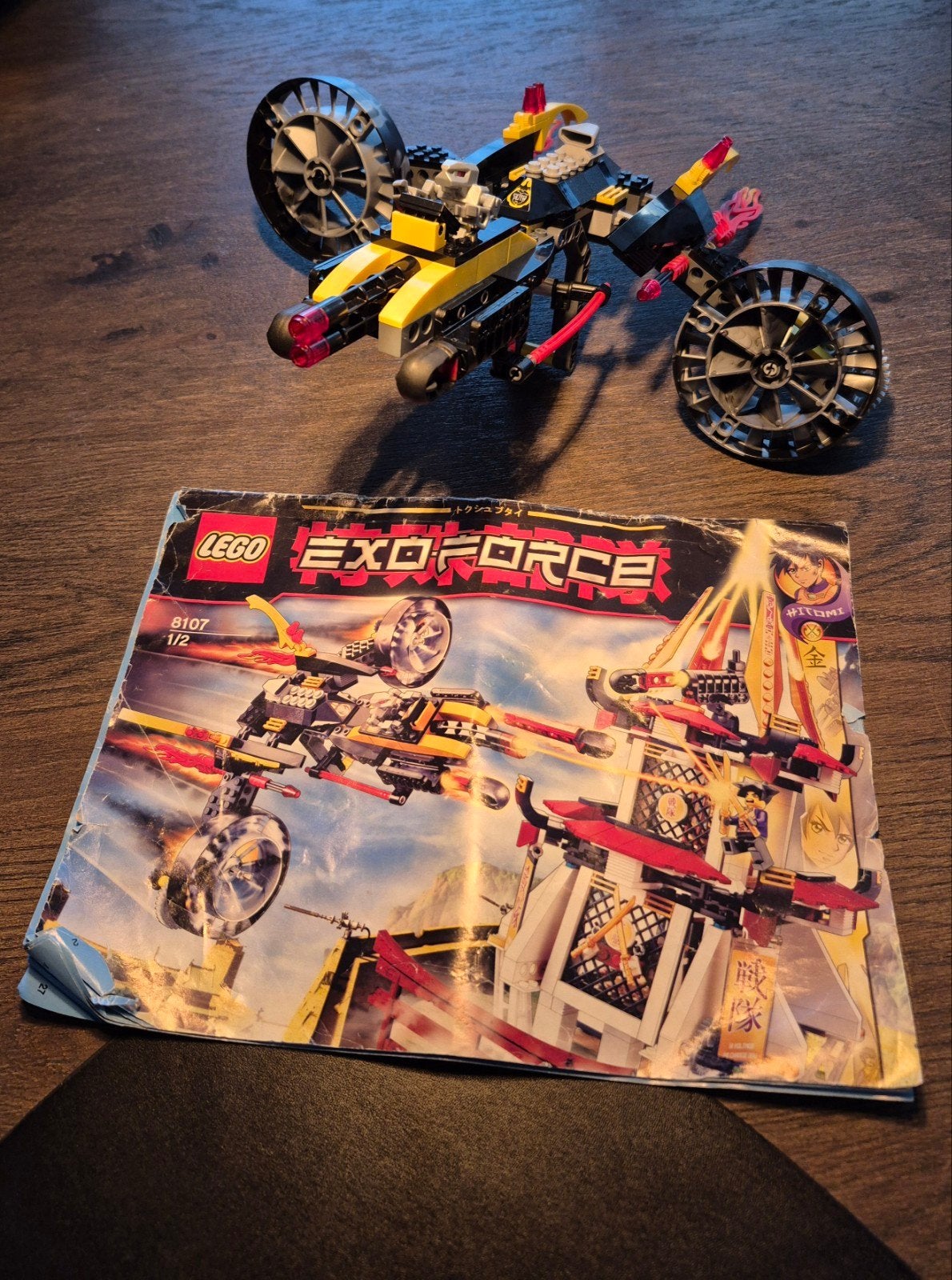 Lego Exo-Force 8107-1 The Sonic Raven uit 2007 COMPLEET, Gebruikt, Lego, Ophalen of Verzenden, Complete set