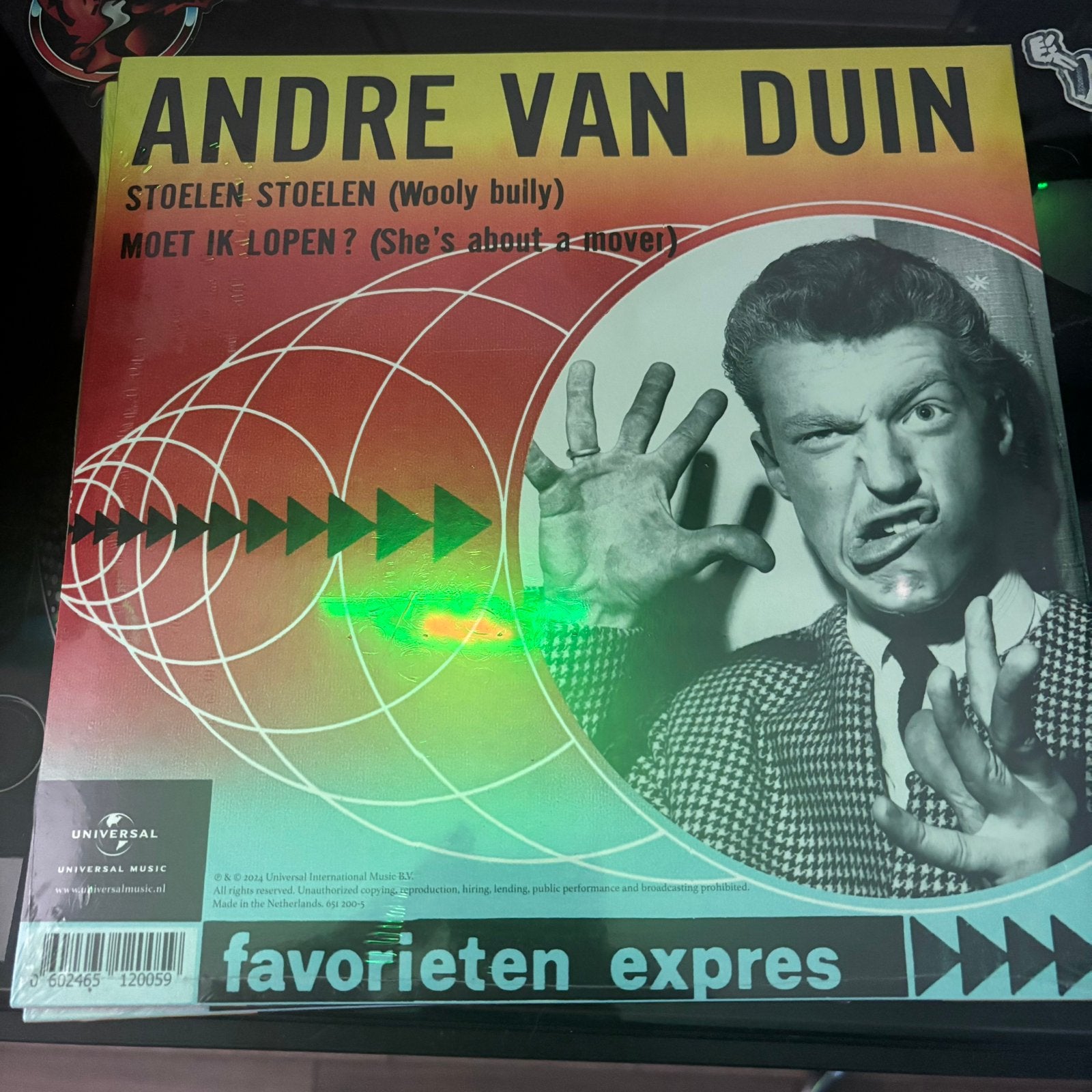 Andre van duin - stoelen stoelen, 10 inch, Ophalen of Verzenden, Nieuw in verpakking, Overige typen