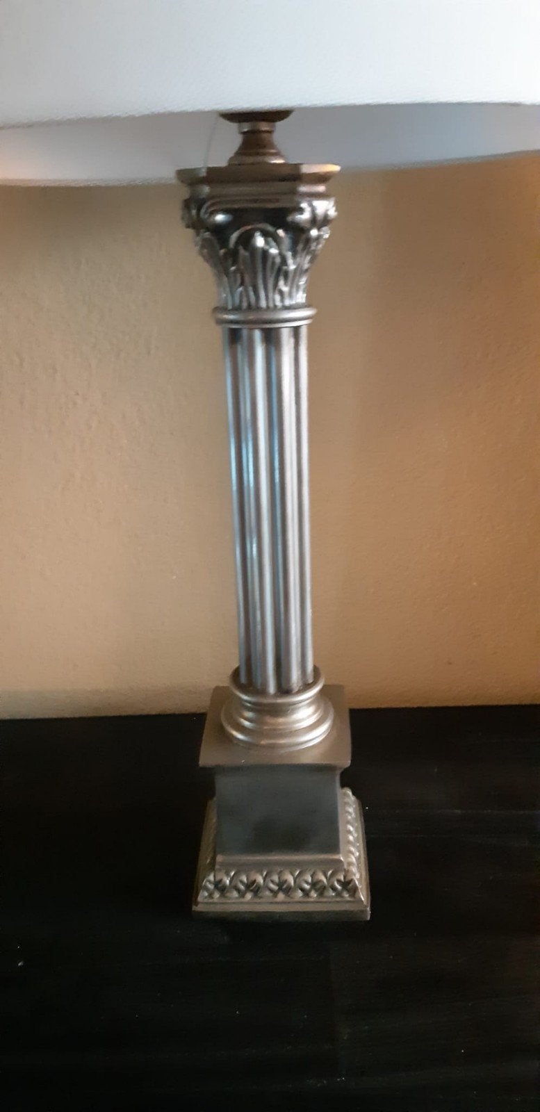 Zware empire kolomlamp, Ophalen of Verzenden