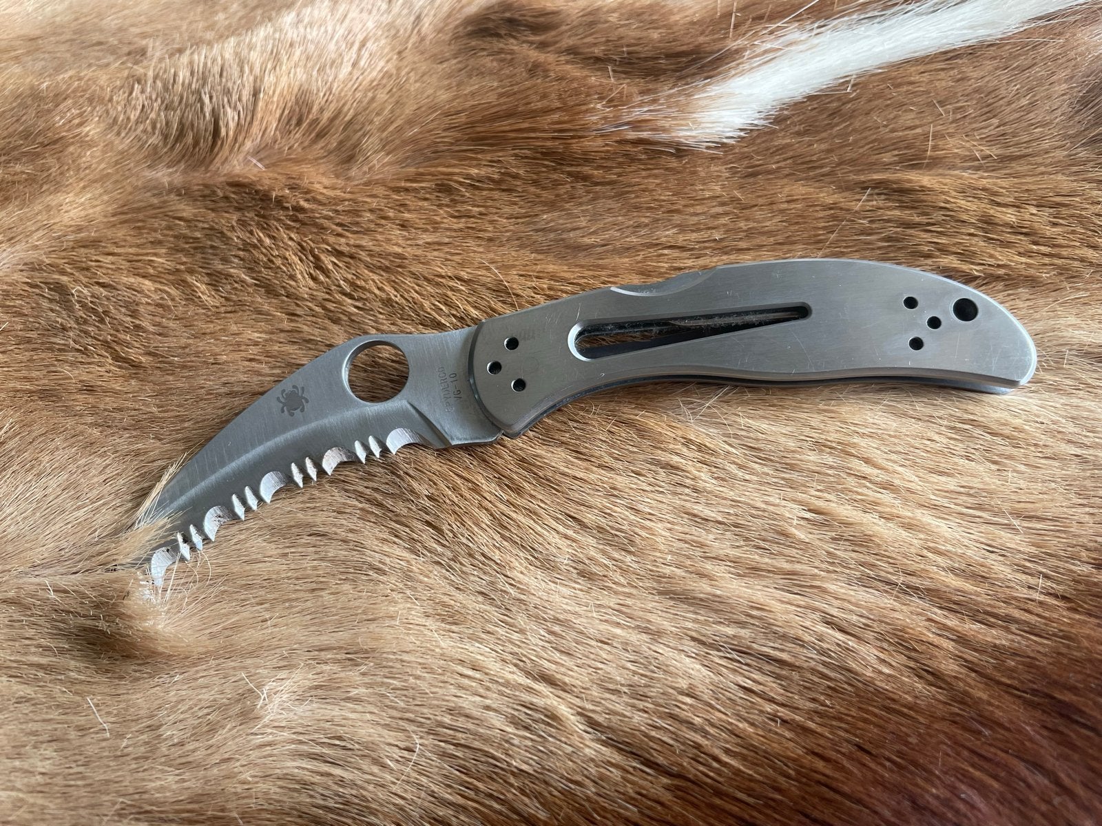 Spyderco Harpy, Ophalen of Verzenden, Landmacht, Nederland, Mes of Dolk