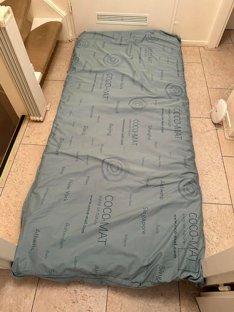 COCO-MAT matras 90 x 200, Ophalen of Verzenden, Gebruikt, Eenpersoons, 90 cm
