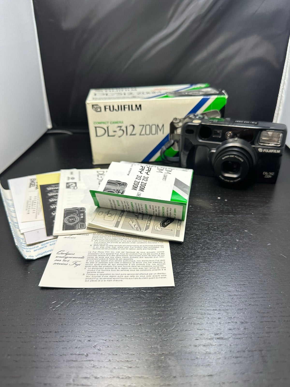 Fujifilm DL-312 Zoom analoge camera compleet in doos, S, Compact, Ophalen of Verzenden, Zo goed als nieuw