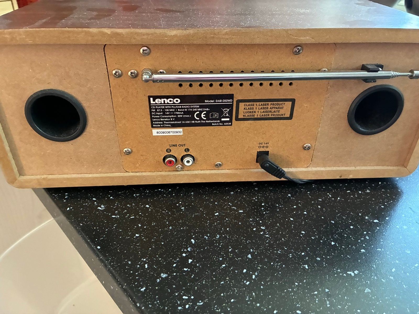 Lenco DAB+ CD-speler met radio en USB-aansluiting, Zo goed als nieuw, Microset, Cd-speler, Ophalen
