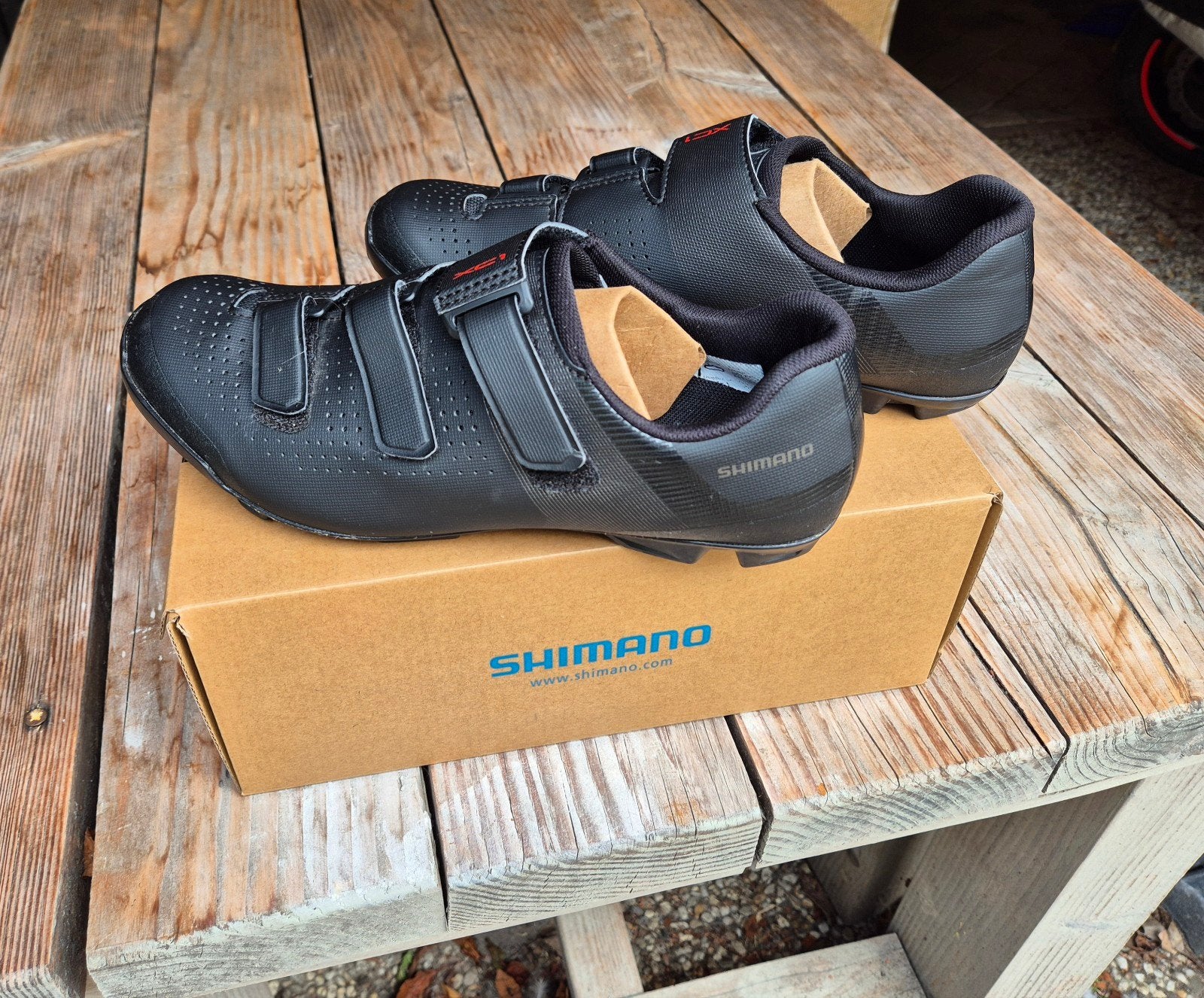 Zo goed als Nieuwe Shimano XC1 MTB fietsschoenen - Maat 44, Ophalen, Heren, Schoenen, Nieuw