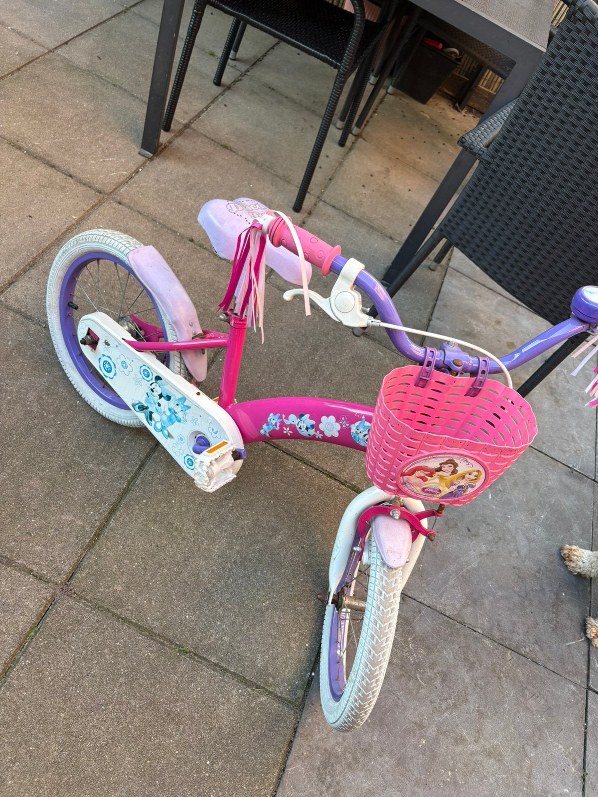 Roze kinderfiets 16 inch, Ophalen, Zo goed als nieuw, 16 tot 20 inch