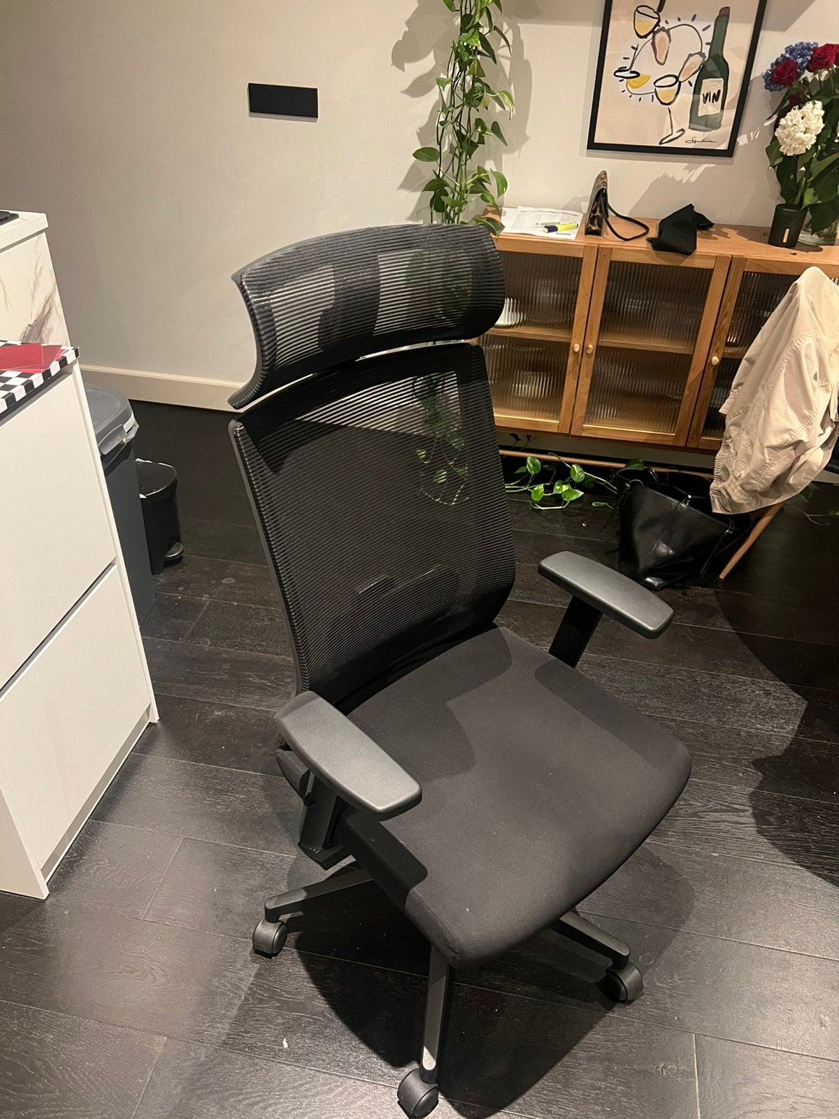 SONGMICS Office Chair, Ophalen, Gebruikt, Zwart, Bureaustoel