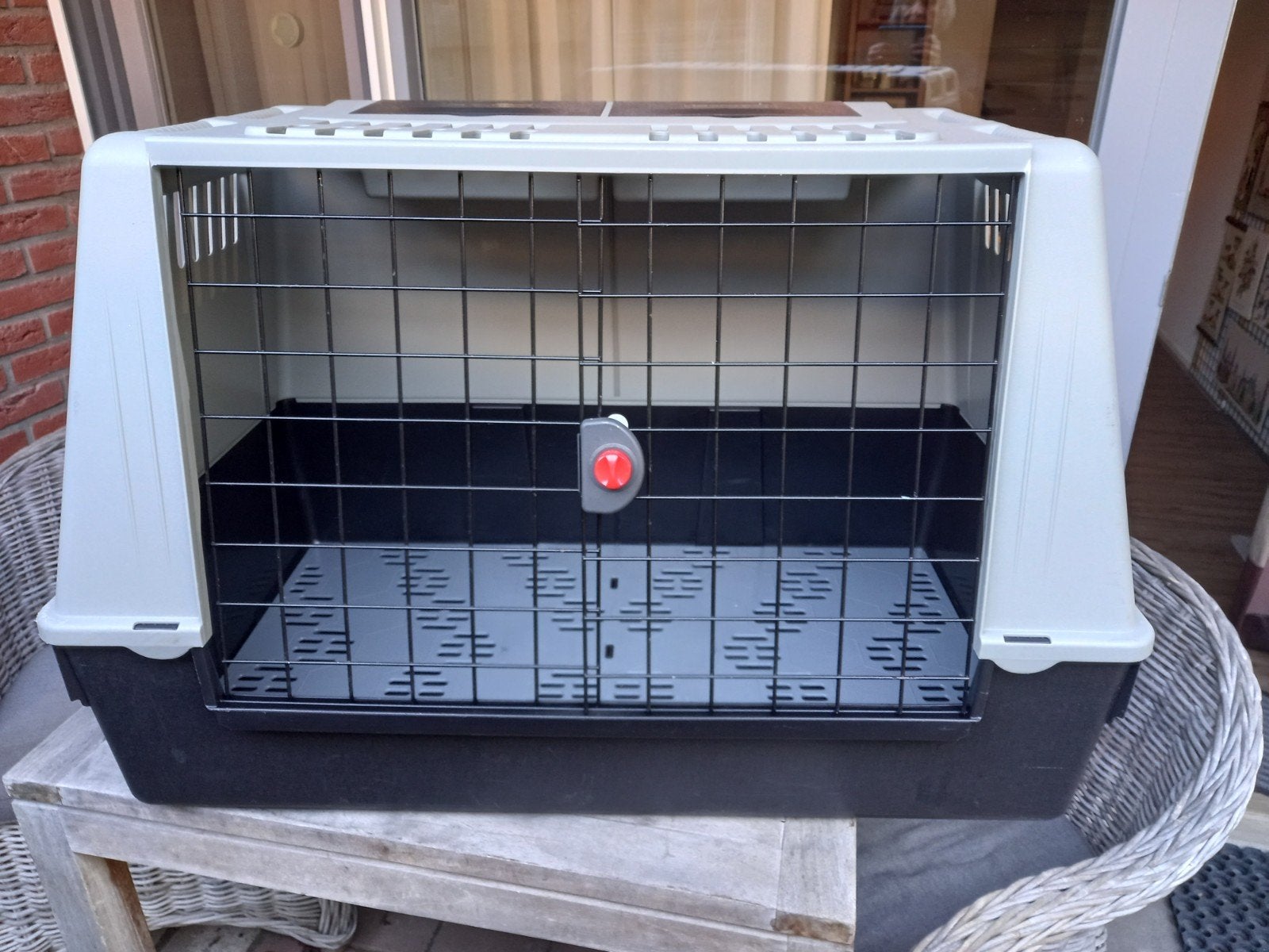 zgan Reisbox autobox Ferplast, Ophalen, Hondenkennel, 65 tot 100 cm, Zo goed als nieuw