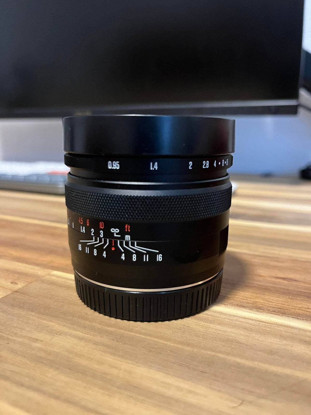 Meike 50mm F/0.95, Audio, Tv en Foto, Ophalen, Nikon Z-mount, Zo goed als nieuw, Standaardlens