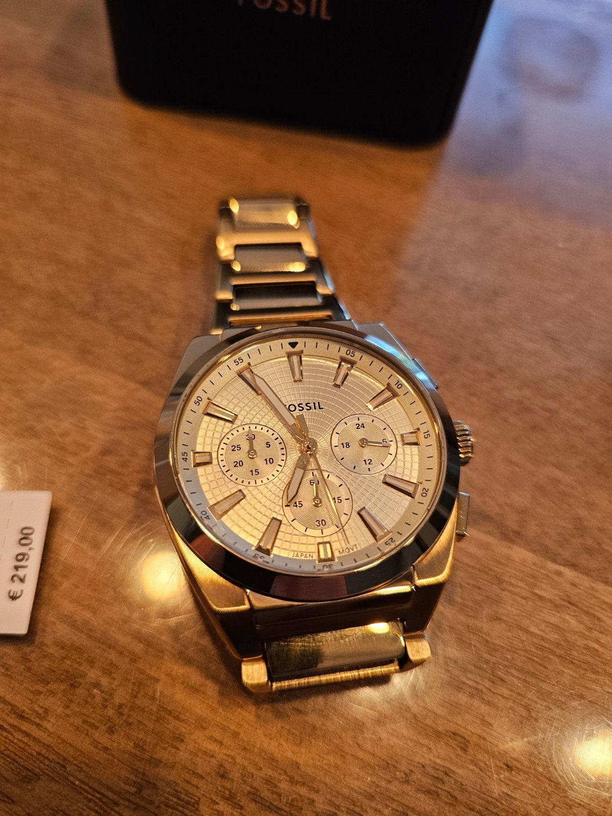 FOSSIL EVERETT FS6119, Ophalen of Verzenden, Zo goed als nieuw, Staal, Overige merken