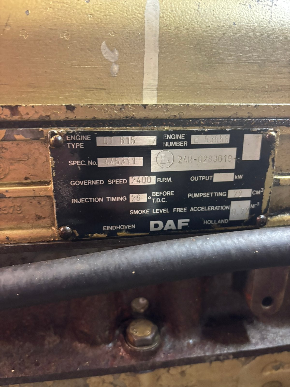 Daf 615 TD., Ophalen, Gebruikt, Motor en Techniek, Zeilboot of Motorboot