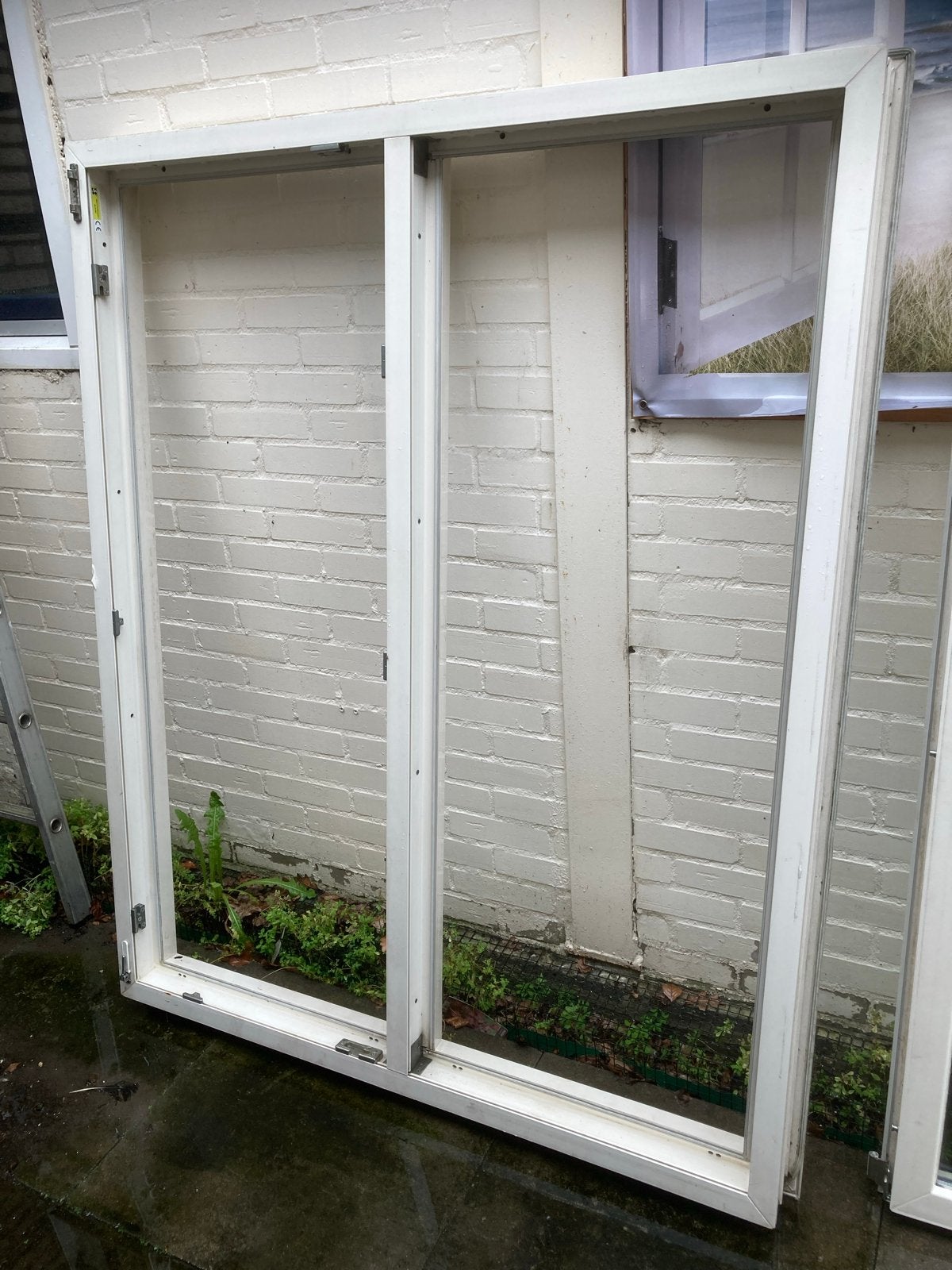 Kiep-kantelraam met dubbelglas, Ophalen, Gevelraam of Ruit, Gebruikt, 80 tot 120 cm