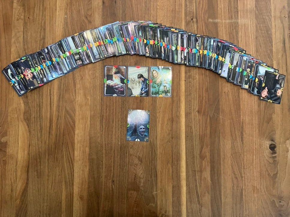 141 Harry Potter together contact trading cards, Ophalen of Verzenden, Nieuw