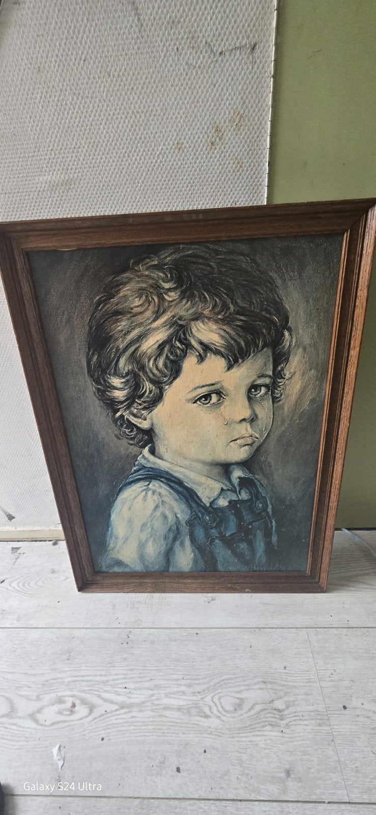 huilende jongen en meisje, Ophalen