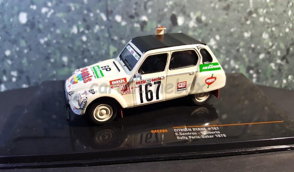 Citroen Dyane # 167 Rally Paris - Dakar 1979 1:43 Ixo V393, Verzenden, Nieuw, Auto, Overige merken
