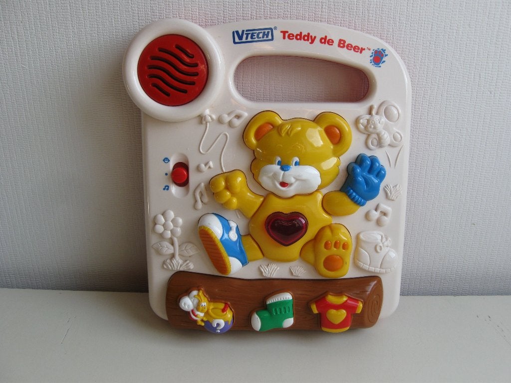 Vtech Teddy de Beer met muziek, geluid en licht, Kinderen en Baby's, Ophalen of Verzenden, Zo goed als nieuw, 6 maanden tot 2 jaar