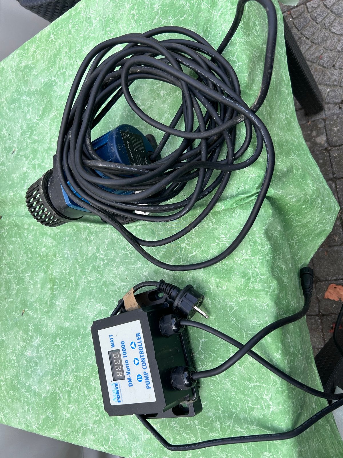 Aqua Forte DM-Vario 10000 Elektronische Pomp met Controller, Ophalen of Verzenden, Gebruikt, Elektrisch, Dompelpomp
