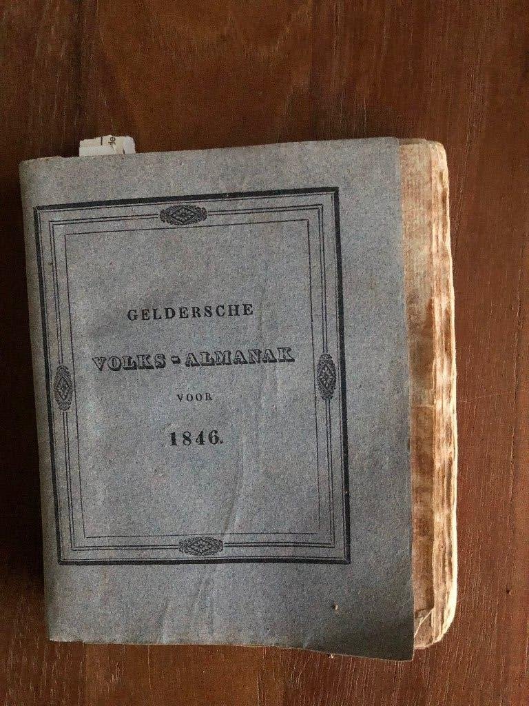 1846 Onder meer Gendringen en Doornspijk in Geldersche Volks, Verzenden