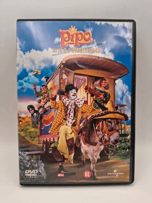 DVD Pipo en de p-p-Parelridder, Cd's en Dvd's, Alle leeftijden, Zo goed als nieuw, Familie, Film