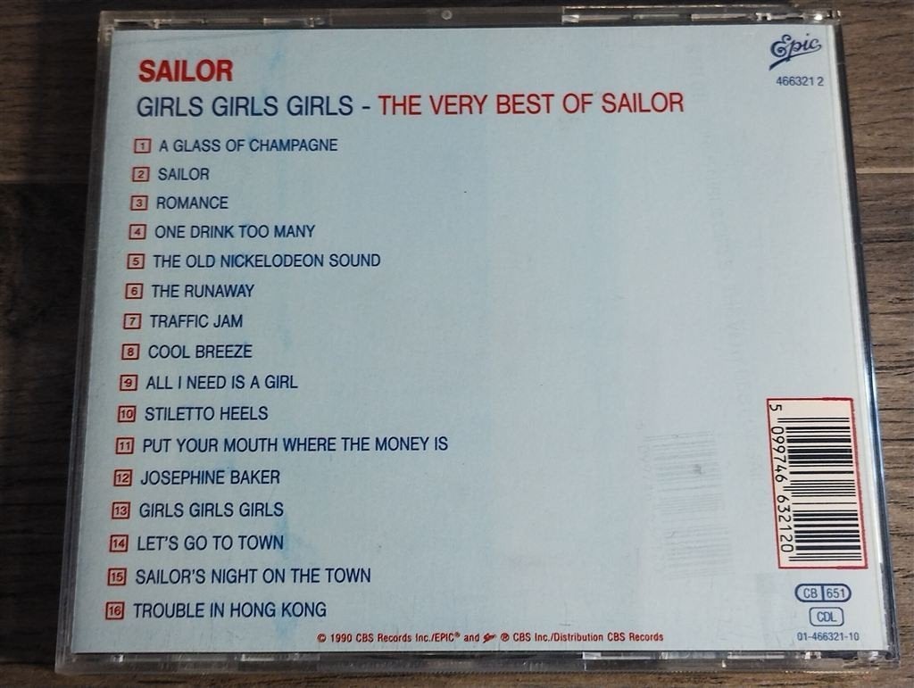 Sailor – Girls Girls Girls - The Very Best Of Sailor, Ophalen of Verzenden, Zo goed als nieuw, Disco