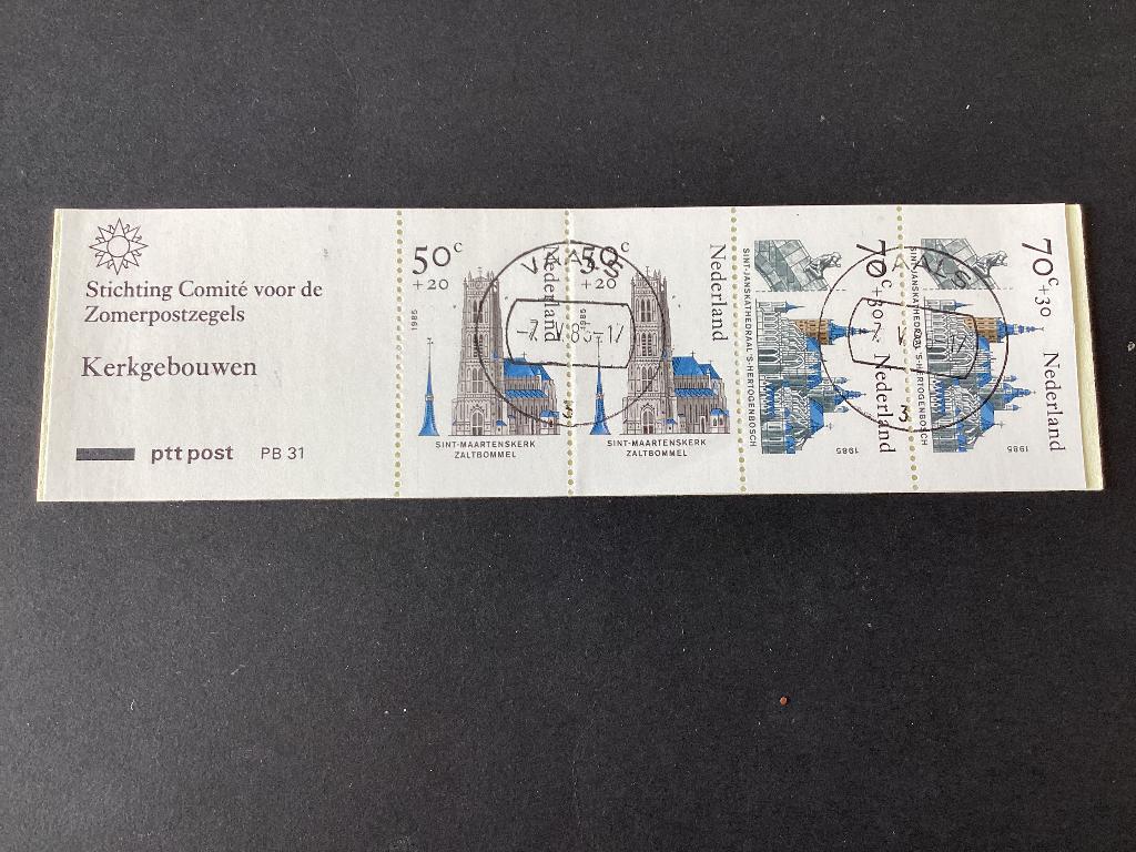 1985, postzegelboekje PB31, gestempeld, Verzenden, Na 1940, Gestempeld