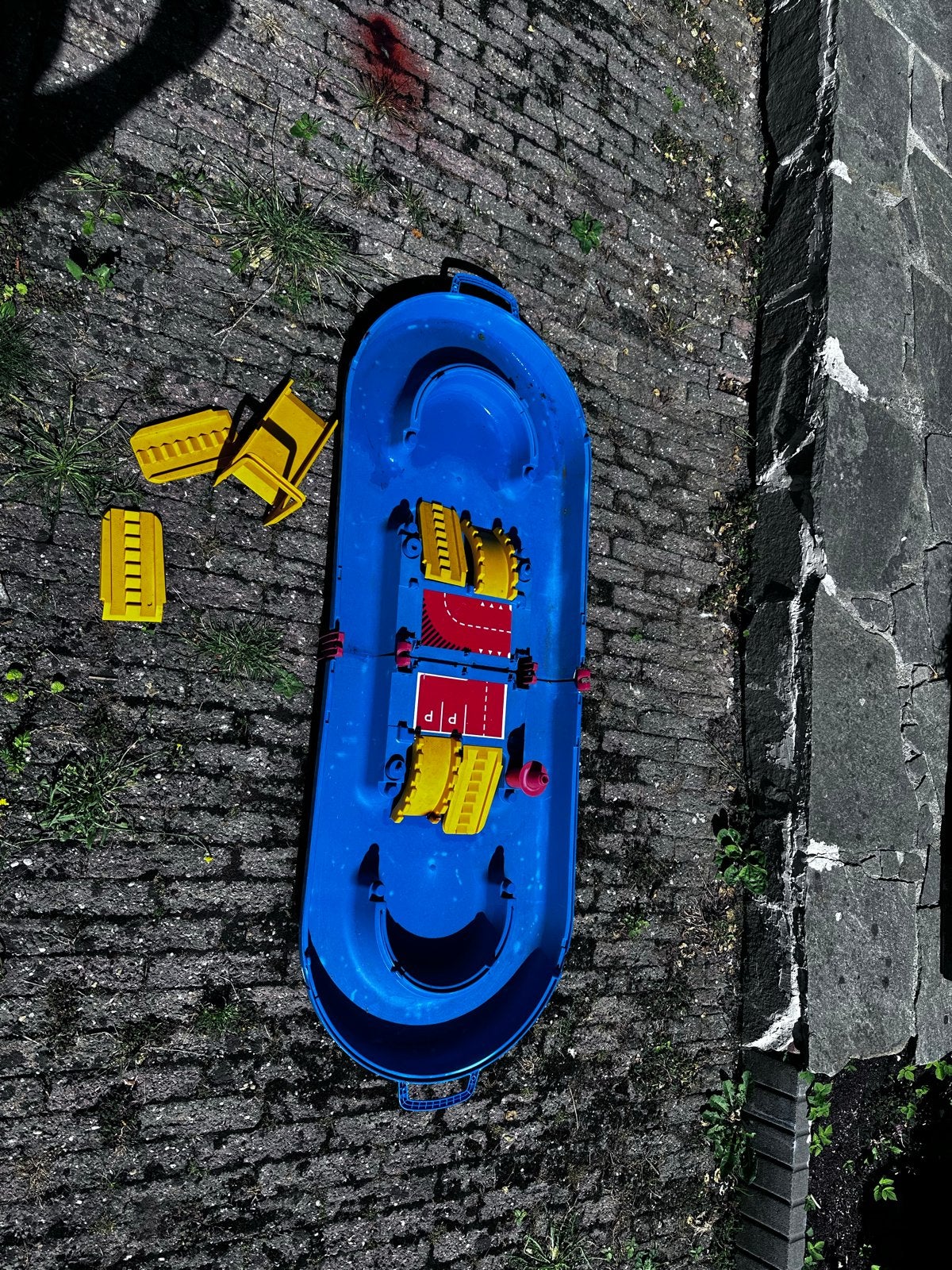 Aquaplay waterbaan met accessoires, Kinderen en Baby's, Speelgoed | Buiten | Los speelgoed, Gebruikt, Ophalen of Verzenden