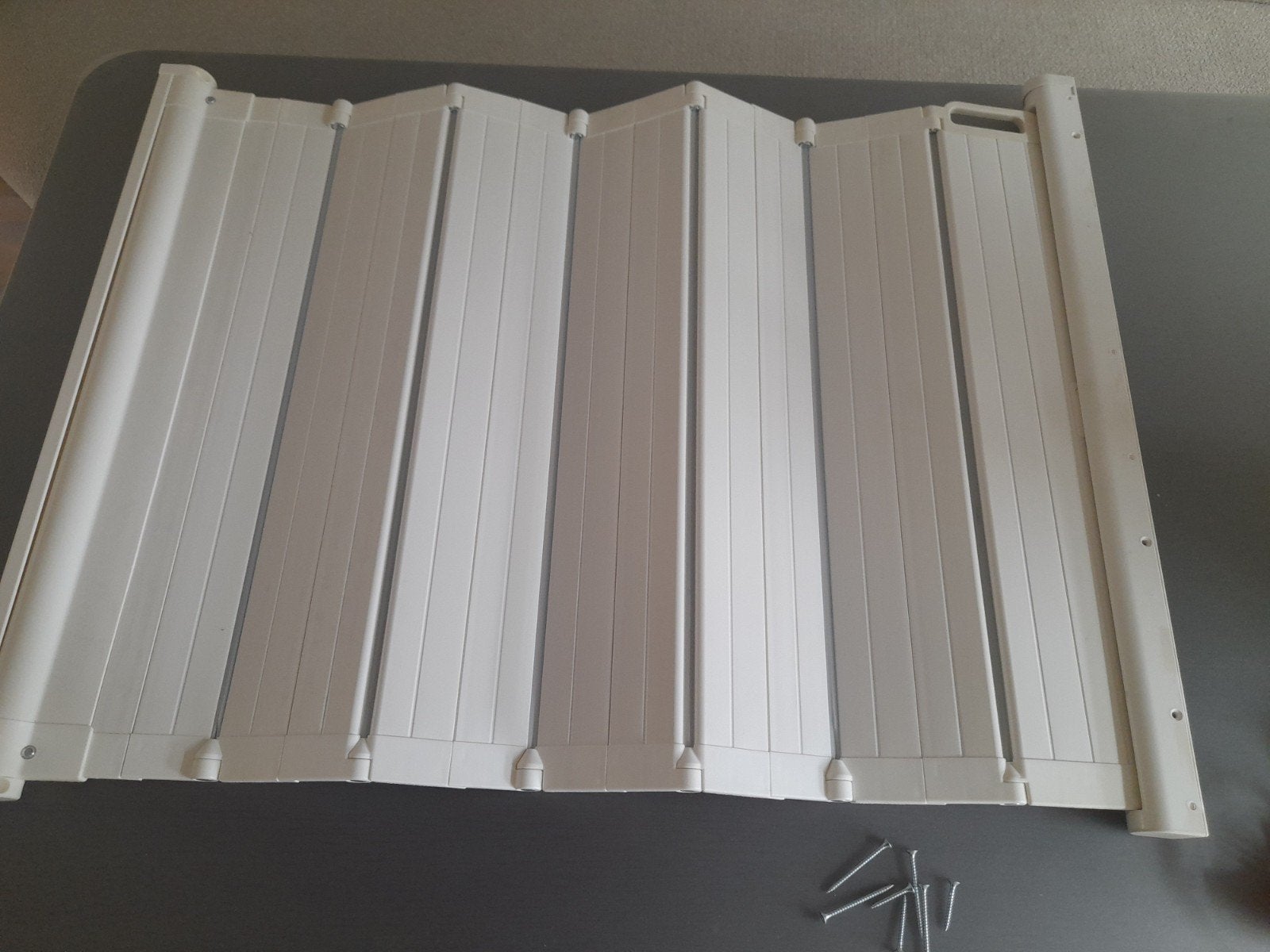 Babydan Guard Me XL Traphekje - Wit, Ophalen, Overige materialen, Gebruikt, Oprolhekje