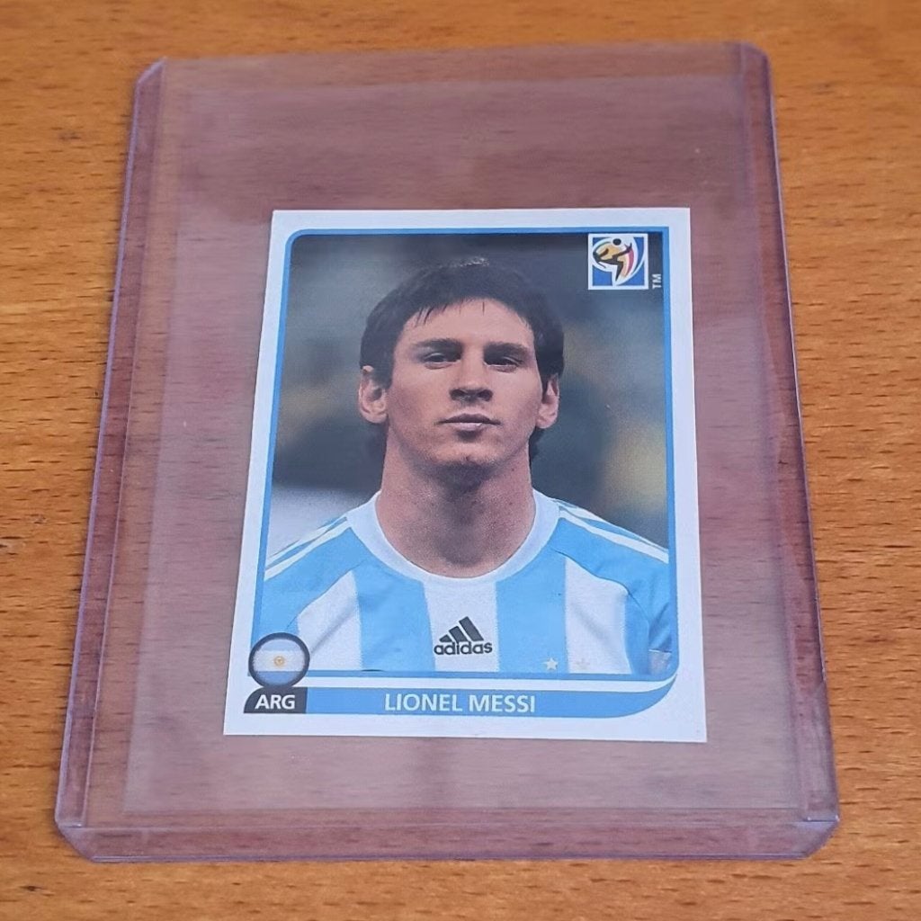 Lionel Messi 2010 Panini South Africa FIFA World Cup Sticker, Ophalen of Verzenden, Zo goed als nieuw, Sport
